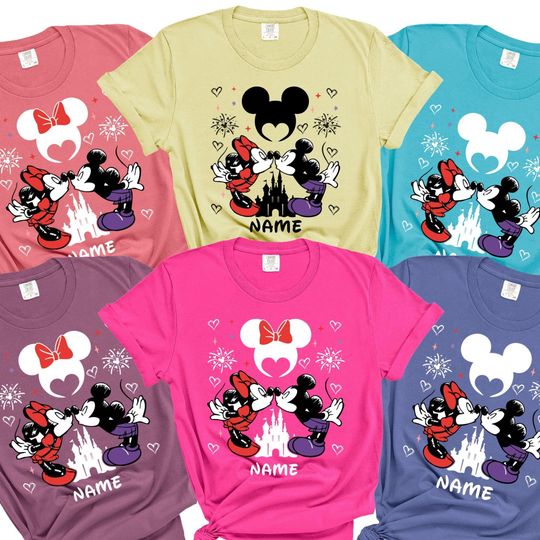 Discover Custom Disney Vacation 2026 Shirts, Disney Couple Shirt, Personalized Disney Trip 2026 Tees, Custom Disney Family Matching Group 2026 Shirt