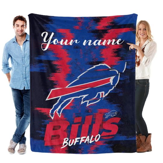 Discover Buffalo Football Personalized Flannel Blankets, Football Gifts