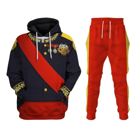 Discover Louis Philippe I of France Uniform Hoodie Joggers Set
