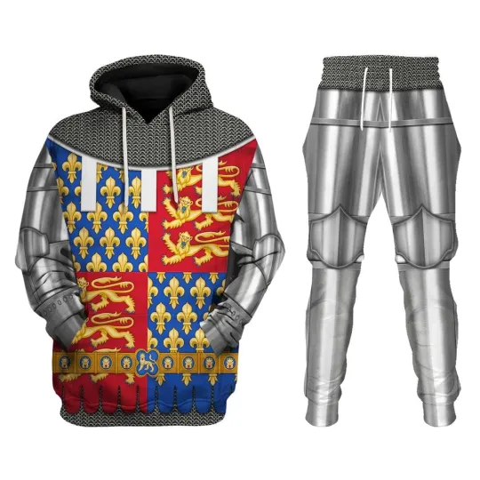 Discover Edward the Black Prince Amour Knights Costume Hoodie Joggers Set