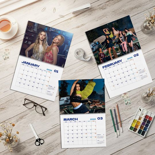 Discover KATSEYE Desk Calendar 2026