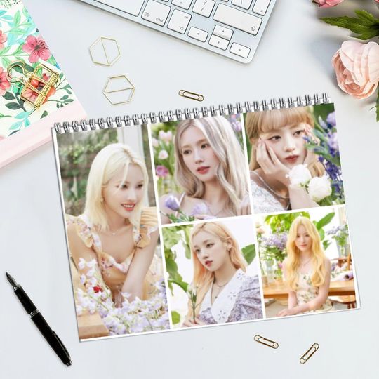 Discover GI-DLE 2026 Wall Calendar | Artistic K-Pop Aesthetic | NEVERLAND fan gift