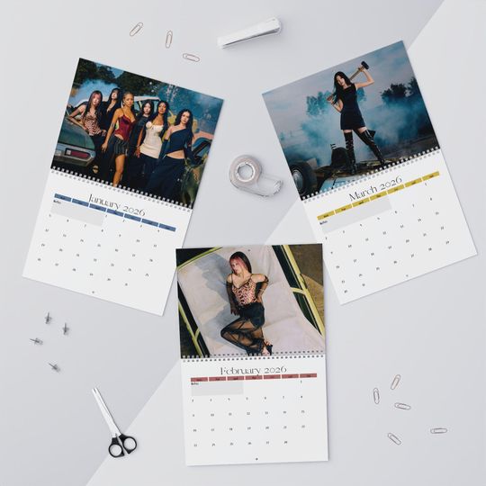 Discover K Pop Katseye Calendar 2026 Wall Calendar