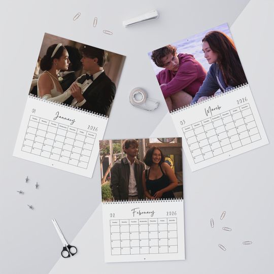 Discover Belly and Conrad 2026 calendar, the Summer I Turned Pretty, TV Series 2026 Wall Calendar, Young Adult Romance planner
