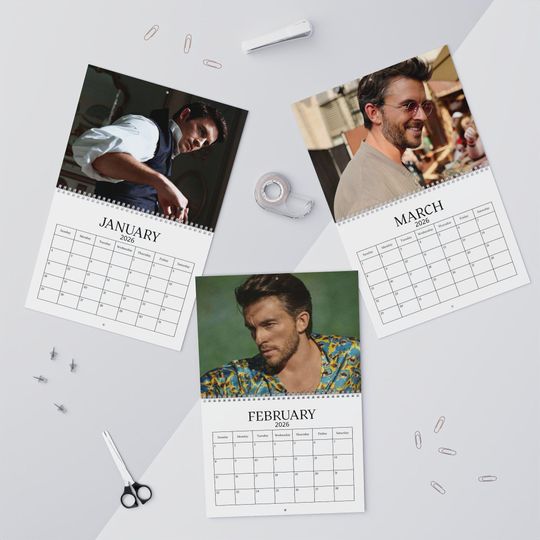 Discover Jonathan Bailey 2026 Calendar, Bridgerton Actor Calendar, Anthony Bridgerton planner, Celebrity Calendar 2026, Sexiest Man Alive