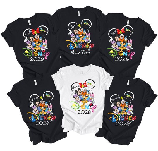 Discover Disney 2026 Shirt, Custom Disney 2026 Shirt, Holiday Family Vacation Shirt, Disney Shirt, Disneyworld Shirt, Disney Squad Shirt, Cruise  Tee