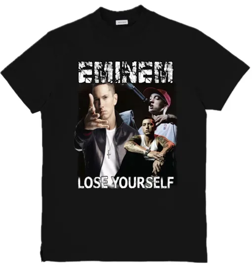 Discover Eminem Custom Hip Hop Rap Music Artist T-Shirt Top Tee Unisex Size S-3XL