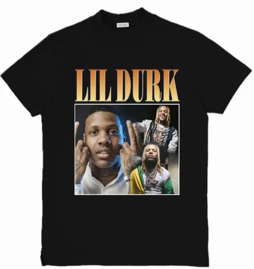 Discover Lil Durk Custom Hip Hop Rap Music Artist T-Shirt Top Tee Unisex