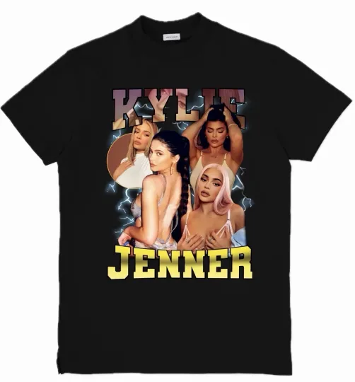 Discover Kylie Custom Hip Hop Model Music Artist T-Shirt Top Tee Unisex