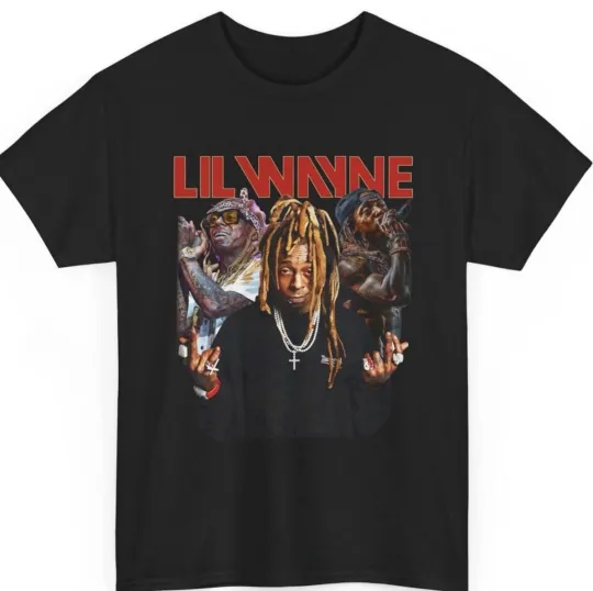 Lil Wayne Middle Finger T-Shirt 2025 Tour Inspired Custom Tee Top
