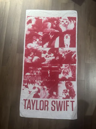 Discover Swift Olivia Benson Cat Collage Beach Towel – Rare Official Merch