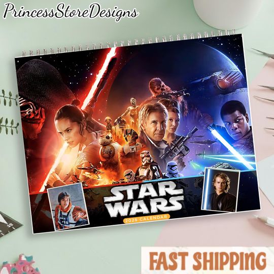 Discover Disney Movie Calendar, Disney Movie Monthly Wall Calendar, 2026 Disney Movie Calendar Size 8.5" x 11"