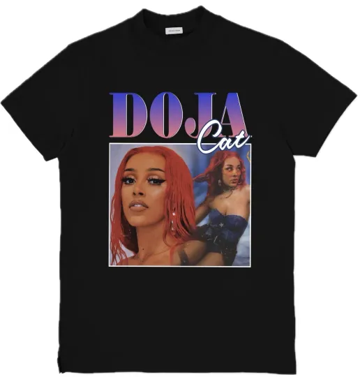 Discover Doja Cat Custom Hip Hop Rap Music Artist T-Shirt Top Tee Unisex Size S-3XL