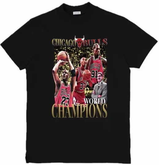 Chicago Bulls Graphic NBA Custom T-Shirt Top Tee