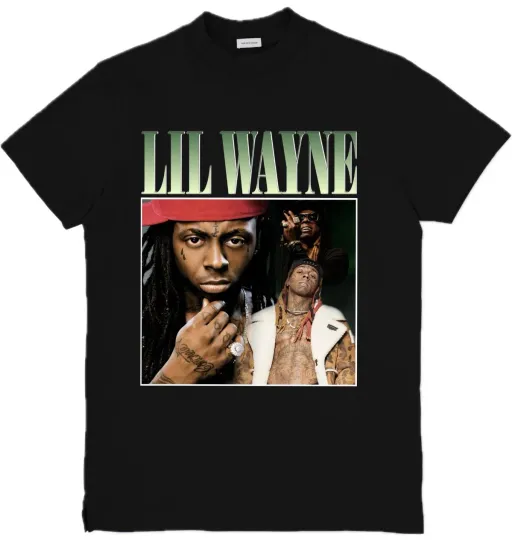 Lil Wayne Custom Hip Hop Rap Music Artist T-Shirt Top Tee Unisex