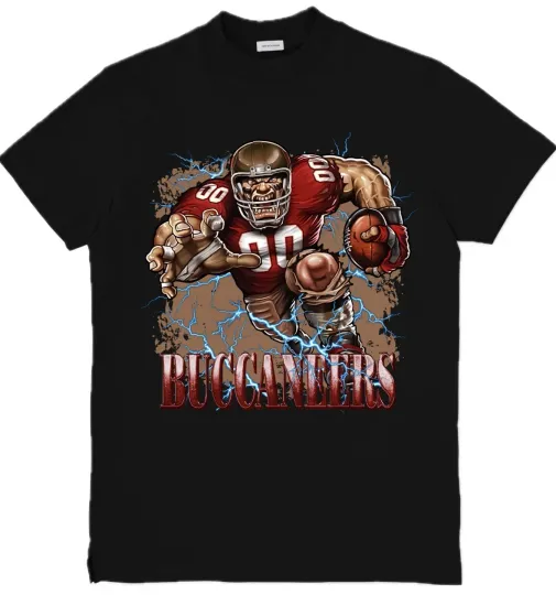 Tampa Bay Buccaneers Mascot  football Custom Graphic T-Shirt