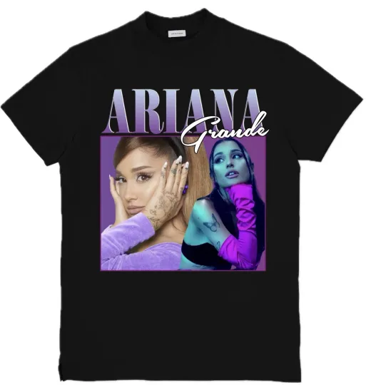 Discover Ariana Custom Hip Hop Rap Music Artist T-Shirt Top Tee Unisex Size S-3XL