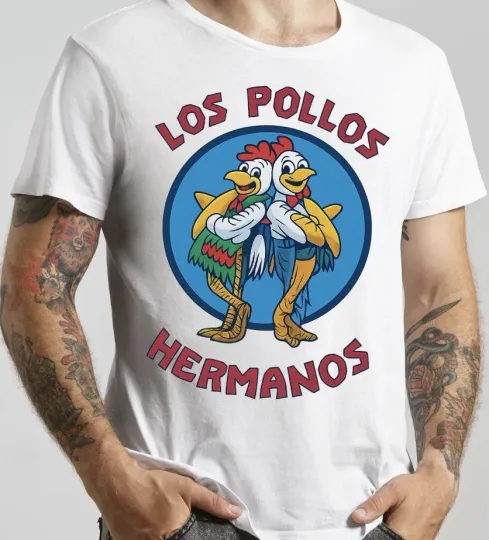 🖤 Breaking Bad Inspired Los Pollos Hermanos  Custom Graphic T-Shirt