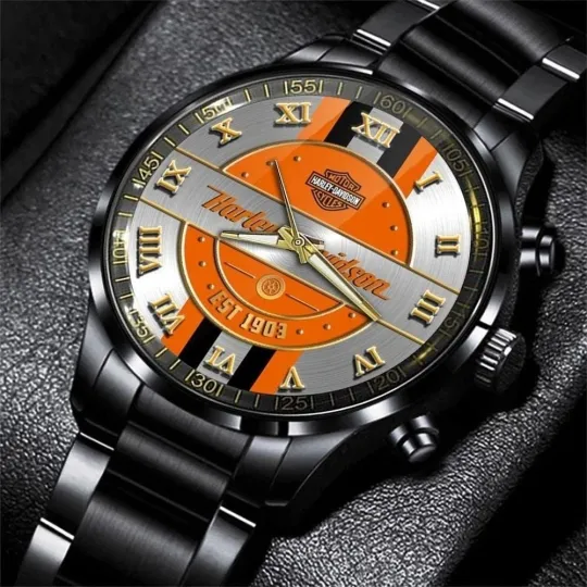 Discover Harley Motor Racing  Davidsonn Black Stainless Steel Watch For Men