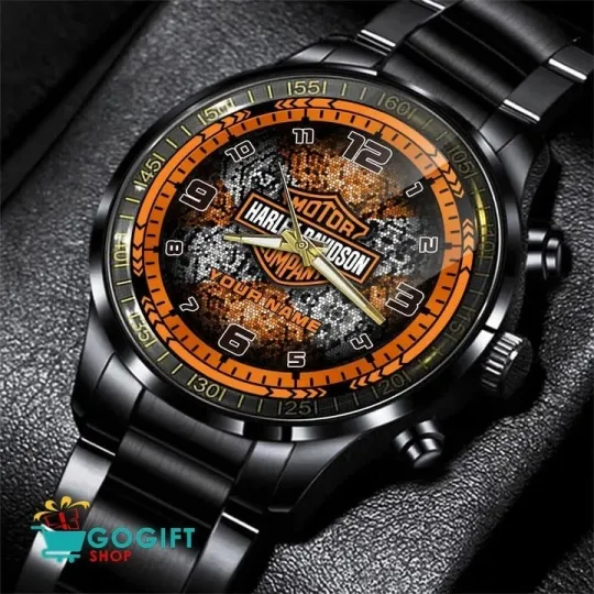 Discover Harley Motor Racing  Davidsonn Black Stainless Steel Watch For Men