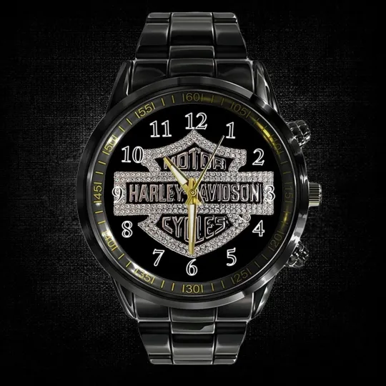 Discover Harley Motor Racing  Davidsonn Black Stainless Steel Watch For Men
