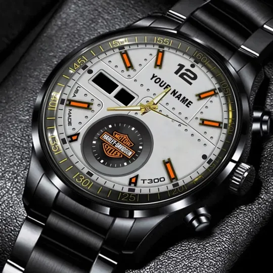 Discover Harley Motor Racing  Davidsonn Black Stainless Steel Watch For Men