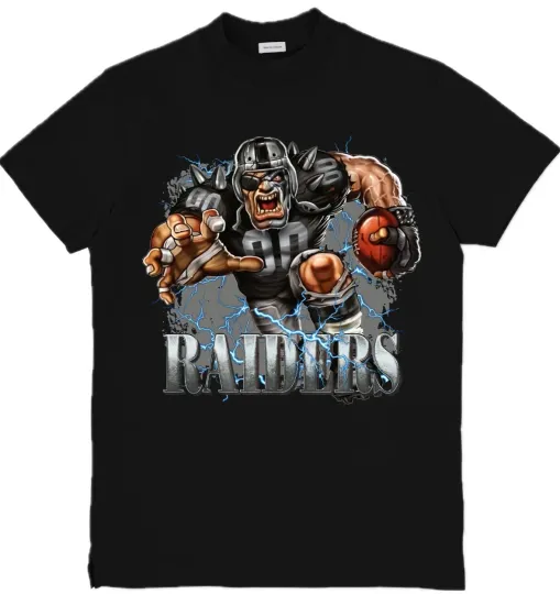 Las Vegas Mascot  football Custom Graphic T-Shirt Size S-3XL