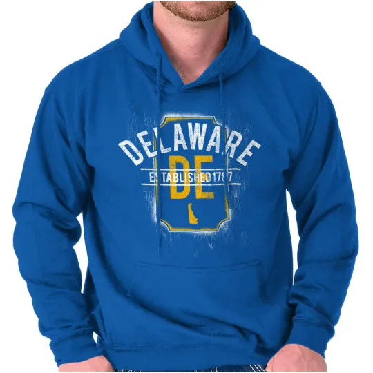 Discover Vintage Delaware Travel Classic DE Souvenir Hoodie Hooded Sweatshirt Men Women