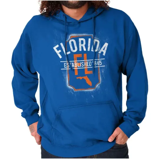Discover Vintage Florida Travel Classic Souvenir FL Hoodie Hooded Sweatshirt Men Women