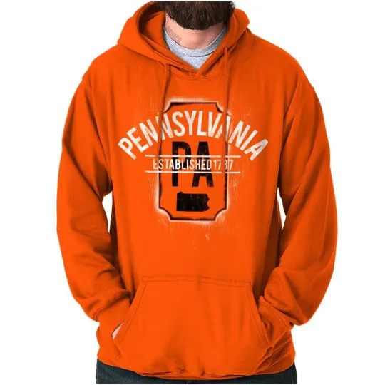 Discover Vintage Pennsylvania Travel Classic Souvenir Hoodie Hooded Sweatshirt Men Women