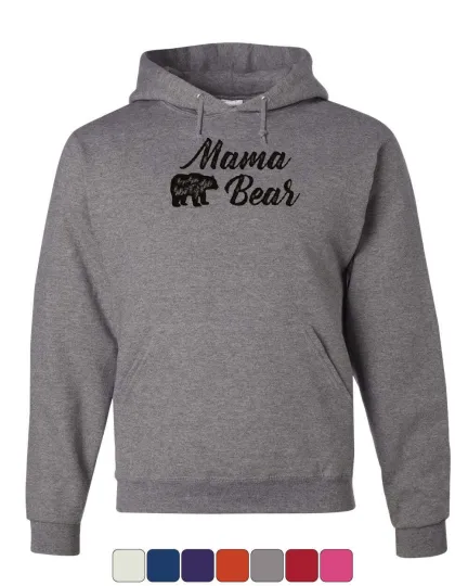 Discover Mama Bear Hoodie Mom Mother's Day Family Cute Camping Tourism Sweatshirt