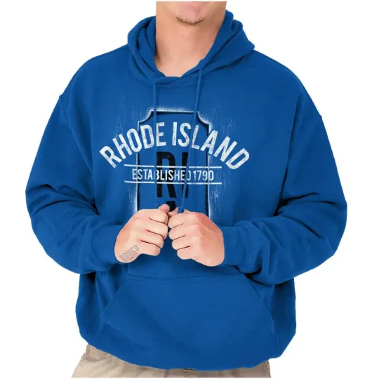 Discover Vintage Rhode Island Classic Souvenir Gift Hoodie Hooded Sweatshirt Men Women