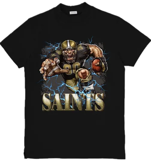 Discover New Orleans Mascot  football Custom Graphic T-Shirt