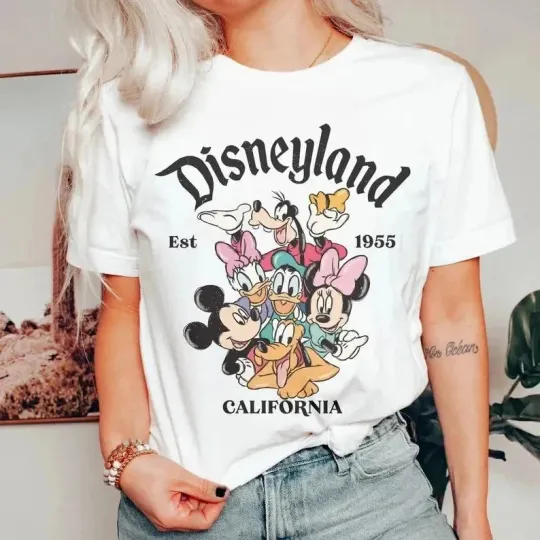 Discover Disney Mickey Mouse California Cute T Shirt Unisex