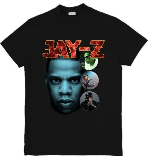 Discover Jay-Z Custom Hip Hop Rap Music Artist T-Shirt Top Tee Unisex Size S-3XL