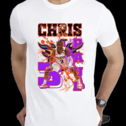 Discover Chris Paul Inspired Graphic  Los Angeles Fan Tribute Unisex Custom T-Shirt
