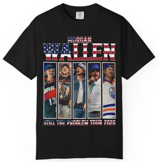 Discover Wallen Western Still The Problem 2026 Tour Merch Custom T-Shirt