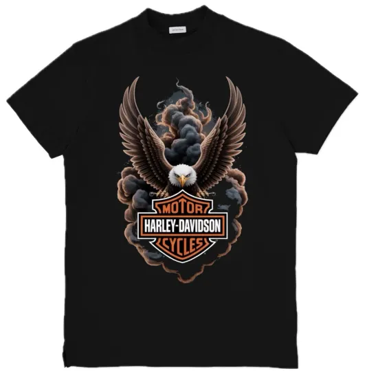 Discover H davidson Inspired Graphic Unisex T-Shirt Eagle Skull Graphic  Tee