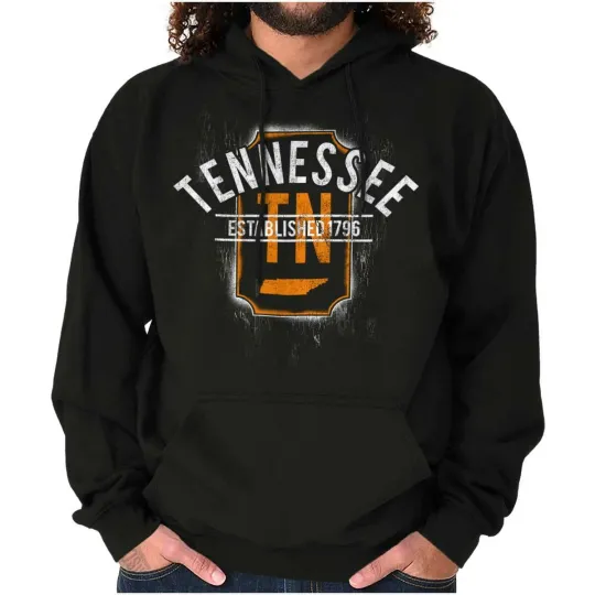 Discover Vintage Tennessee Classic Souvenir Gift TN Hoodie Hooded Sweatshirt Men Women