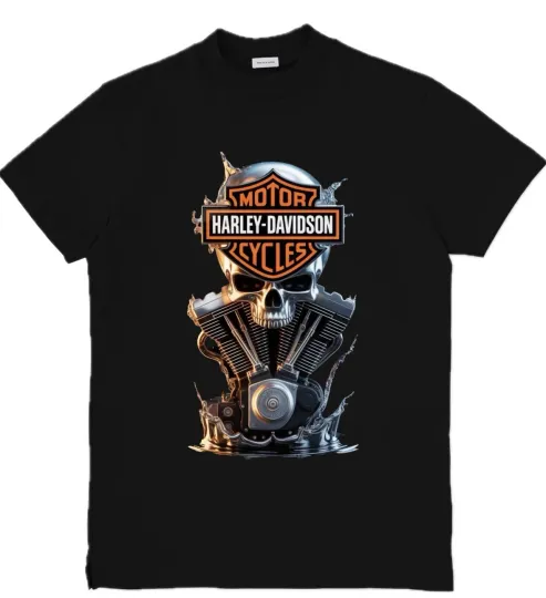 Discover H davidson Inspired Graphic Unisex T-Shirt Eagle Skull Graphic  Tee