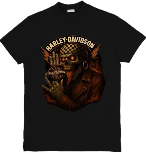 Discover H davidson Inspired Graphic Unisex T-Shirt Eagle Skull Graphic  Tee