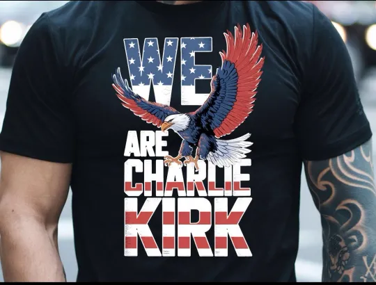 Discover Charlie Kirk Shirt, True Patriot 1993-2025 Rip Memorial American Flag T-Shirt
