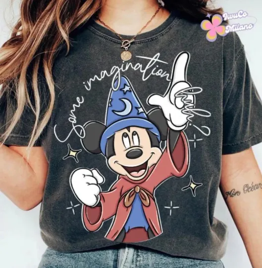 Discover Some Imagination Huh Mickey Disney Fantasia Comfort Colors shirt Mickey hot