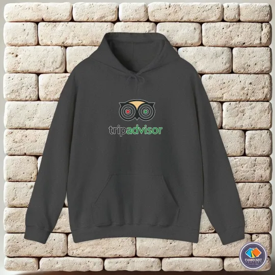 Discover TripAdvisor Owl Logo Unisex Hoodie