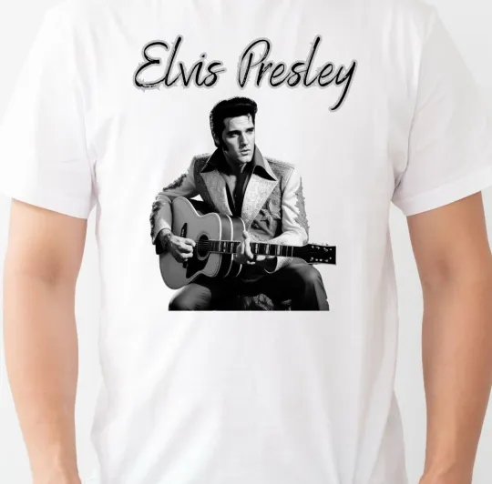Discover Elvis Presley Inspired Custom Unisex Graphic T-Shirt Top S-3XL