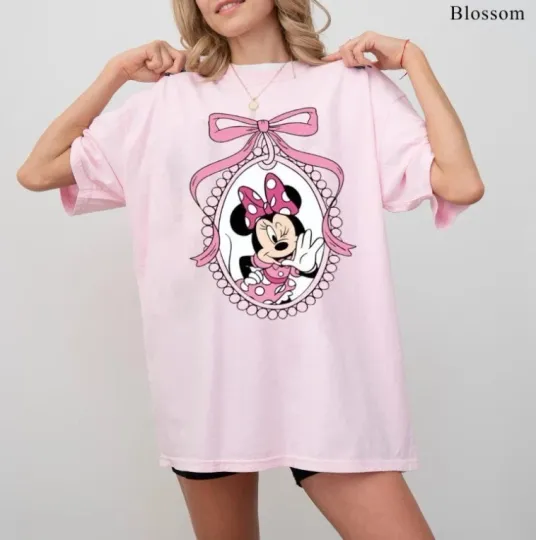 Discover Minnie Mouse Coquette Shirt, Minnie Shirt, Minnie Mouse comfort color shirt