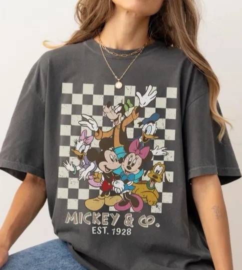 Discover Vintage Mickey Co Est 1928 Shirt, Mickey and Friends Comfort Colors shirt hot