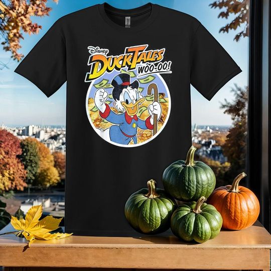 Discover Retro Disney Duck Tales Scrooge T-Shirt Tshirt T Shirt Hoodie Unisex Men Women Kids (S-5XL) | Gildan Top for Boys & Girls SY583