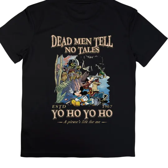 Discover Disney Pirates of the Caribbean Mickey Mouse T Shirt Adult Unisex Size 2XL