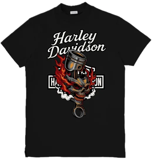 Discover H daviidso'n Inspired Graphic Unisex T-Shirt Eagle Skull Graphic  Tee